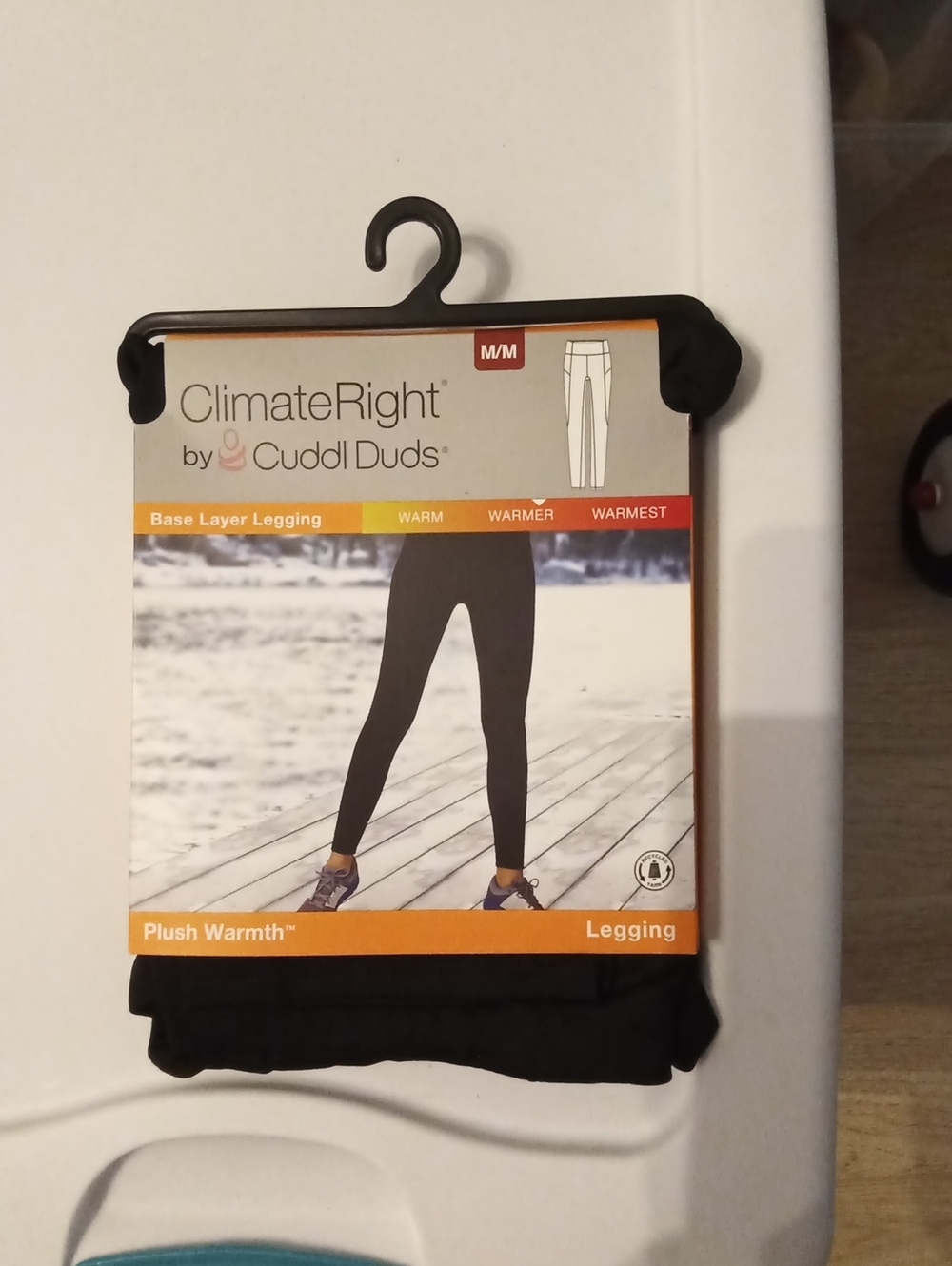 Cuddl Duds Black Leggings